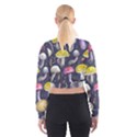 Fantasy Woodland Mushroom Cropped Sweatshirt View2