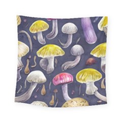 Fantasy Woodland Mushroom Square Tapestry (small) by GardenOfOphir