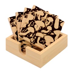 Fantasy Woodland Mushroom Bamboo Coaster Set by GardenOfOphir