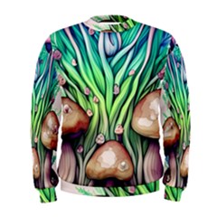 Goblin Core Forest Mushroom Men s Sweatshirt by GardenOfOphir