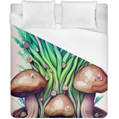 Goblin Core Forest Mushroom Duvet Cover (california King Size) by GardenOfOphir