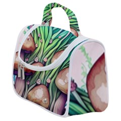 Goblin Core Forest Mushroom Satchel Handbag by GardenOfOphir