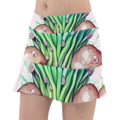 Goblin Core Forest Mushroom Classic Tennis Skirt by GardenOfOphir