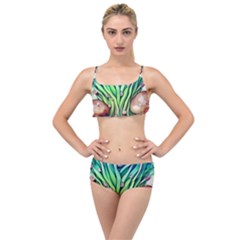 Goblin Core Forest Mushroom Layered Top Bikini Set by GardenOfOphir