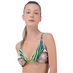 Goblin Core Forest Mushroom Knot Up Bikini Top by GardenOfOphir