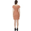 Soft Copper	 - 	Short Sleeve Skater Dress View2