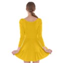 Golden Poppy Yellow	 - 	Long Sleeve Skater Dress View2