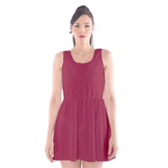 Big Dip Ruby Red	 - 	scoop Neck Skater Dress by ColorfulDresses