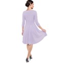 Languid Lavender Purple	 - 	Quarter Sleeve Waist Band Dress View2