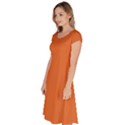 Halloween Orange	 - 	Classic Short Sleeve Dress View2