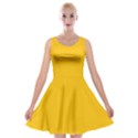 Mikado Yellow	 - 	Velvet Skater Dress View1