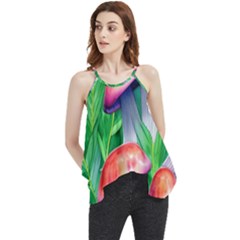 A Forest Fantasy Flowy Camisole Tank Top by GardenOfOphir