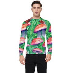 A Forest Fantasy Men s Long Sleeve Rash Guard by GardenOfOphir