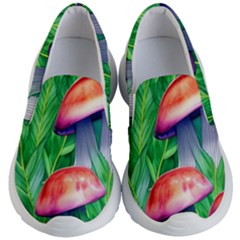 A Forest Fantasy Kids Lightweight Slip Ons by GardenOfOphir