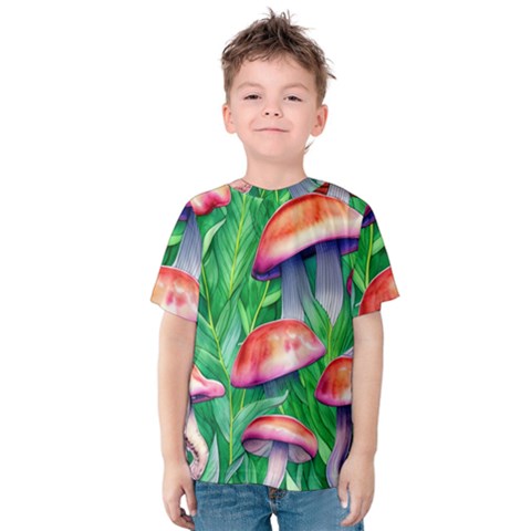 A Forest Fantasy Kids  Cotton Tee by GardenOfOphir