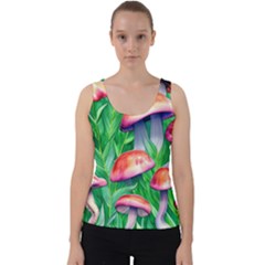 A Forest Fantasy Velvet Tank Top by GardenOfOphir