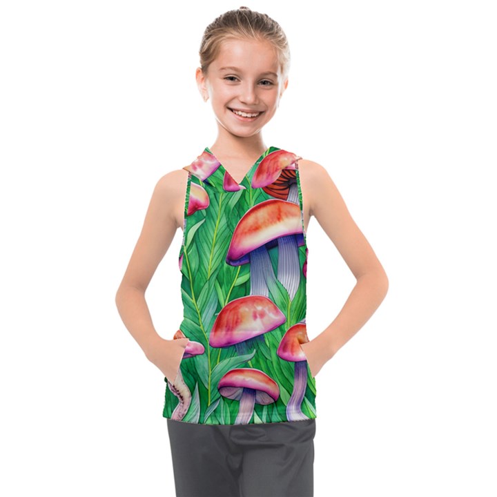 A Forest Fantasy Kids  Sleeveless Hoodie