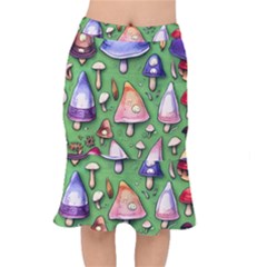 A Forest Core Farm Tale Short Mermaid Skirt by GardenOfOphir