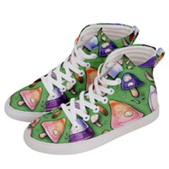 A Forest Core Farm Tale Men s Hi-top Skate Sneakers by GardenOfOphir