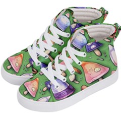 A Forest Core Farm Tale Kids  Hi-top Skate Sneakers by GardenOfOphir