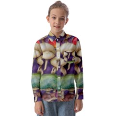 A Fantasy Kids  Long Sleeve Shirt by GardenOfOphir