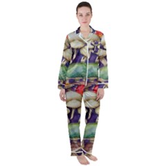 A Fantasy Women s Long Sleeve Satin Pajamas Set	 by GardenOfOphir