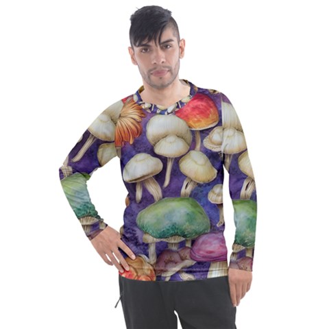 A Fantasy Men s Pique Long Sleeve Tee by GardenOfOphir