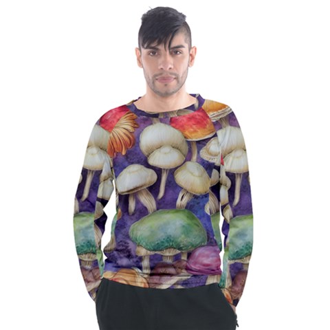 A Fantasy Men s Long Sleeve Raglan Tee by GardenOfOphir