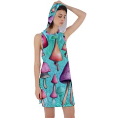 A Fantasy Racer Back Hoodie Dress by GardenOfOphir