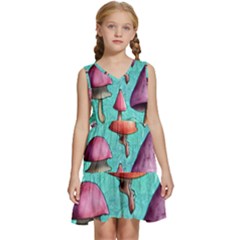 A Fantasy Kids  Sleeveless Tiered Mini Dress by GardenOfOphir