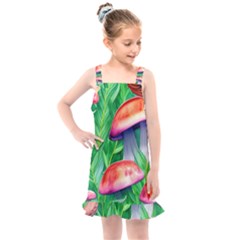 A Forest Fantasy Kids  Overall Dress by GardenOfOphir