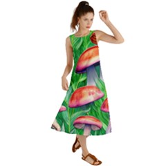 A Forest Fantasy Summer Maxi Dress by GardenOfOphir