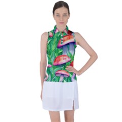 A Forest Fantasy Women s Sleeveless Polo Tee