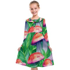 A Forest Fantasy Kids  Midi Sailor Dress by GardenOfOphir