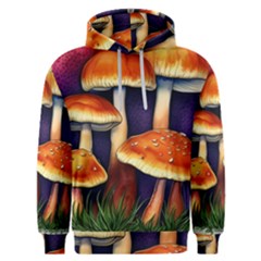 Nature s Woodsy Mushrooms Men s Overhead Hoodie