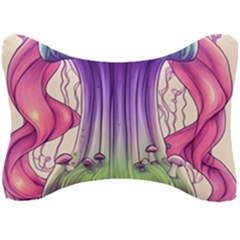 Foresty Mushrooms Seat Head Rest Cushion by GardenOfOphir