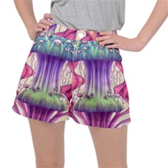 Foresty Mushrooms Ripstop Shorts by GardenOfOphir