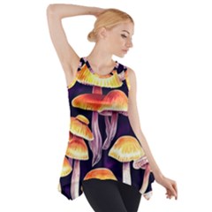 Forestcore Mushroom Side Drop Tank Tunic by GardenOfOphir