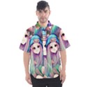 Fantasy Mushrooms Men s Short Sleeve Shirt View1