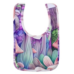 Fantasy Mushrooms Baby Bib by GardenOfOphir