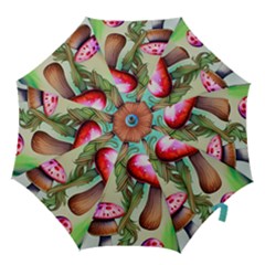 Warm Mushroom Forest Hook Handle Umbrellas (large) by GardenOfOphir