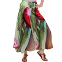 Warm Mushroom Forest Satin Palazzo Pants View1