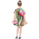 Warm Mushroom Forest Kids  Smock Dress View2