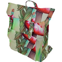 Warm Mushroom Forest Buckle Up Backpack by GardenOfOphir