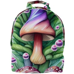 Tiny Mushroom Forest Antique Mini Full Print Backpack by GardenOfOphir