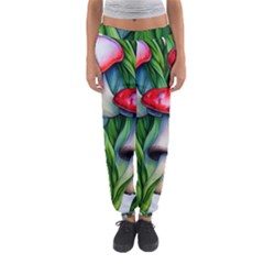 Woods Mushroom Forest Academia Core Women s Jogger Sweatpants by GardenOfOphir