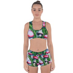 Woods Mushroom Forest Academia Core Racerback Boyleg Bikini Set