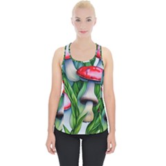 Woods Mushroom Forest Academia Core Piece Up Tank Top by GardenOfOphir