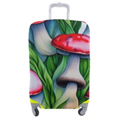 Woods Mushroom Forest Academia Core Luggage Cover (medium) by GardenOfOphir