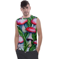 Woods Mushroom Forest Academia Core Men s Regular Tank Top by GardenOfOphir